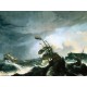 L. Backhuysen, Ships in Distress in Heavy Storm, 1690