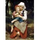 William Bouguereau, Breton Brother and Sister, 1871